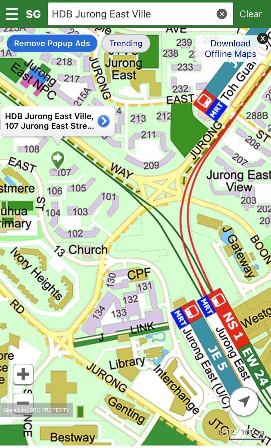 Blk 107 Jurong East Street 13 (Jurong East), HDB Executive #499772871